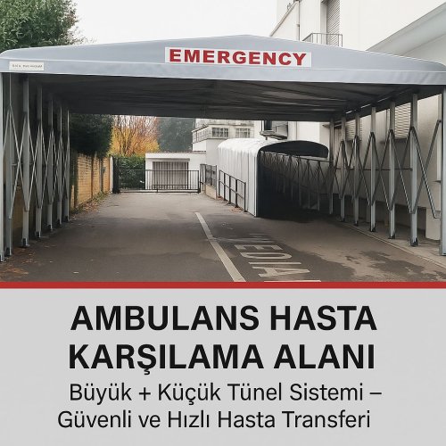 Akordiyon Tünel Hastane Acil Girişi Model 17 Akordiyon Tünel Hastane Acil Girişi Model 17