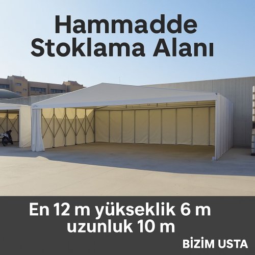 AKORDİYON TÜNEL NİHAİ ÜRÜN STOK ALANI MODEL 3 AKORDİYON TÜNEL NİHAİ ÜRÜN STOK ALANI MODEL 3
