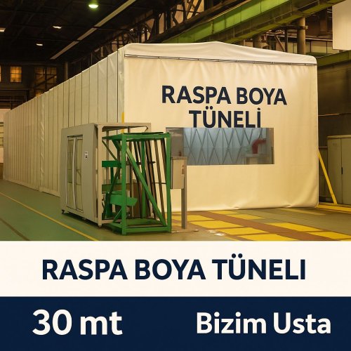 Raspa Boya Çalışma Tüneli - Bizim Usta Raspa Boya Çalışma Tüneli - Bizim Usta